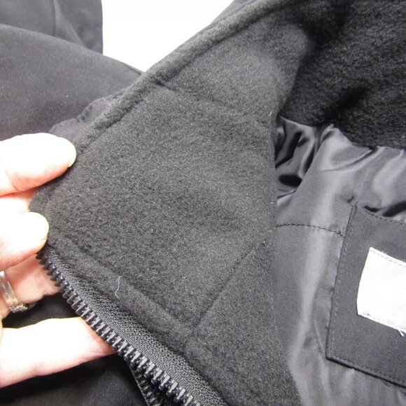 NEW MICHAEL KORS Mens Belgravia Woven Zip-Up Jacket Size XS Black - Picture 12 of 14